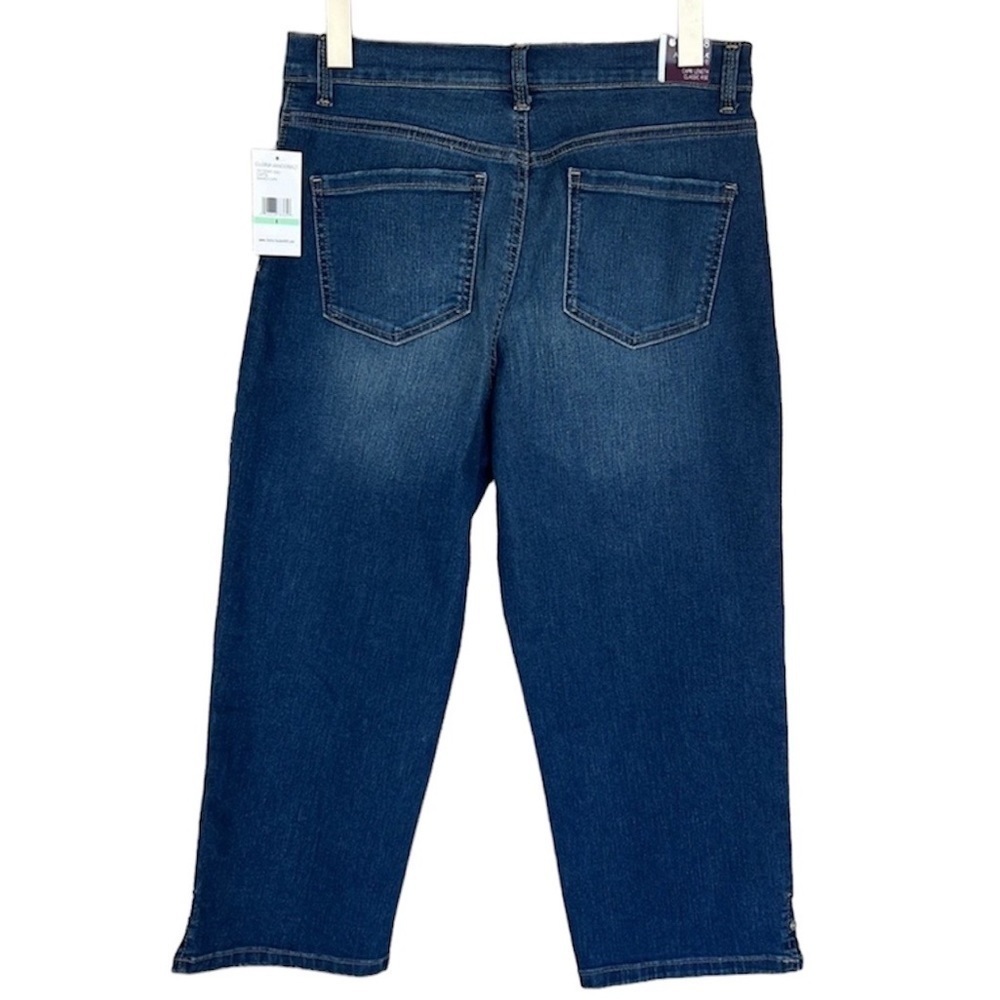 Gloria Vanderbilt Amanda Capri Jeans All Around Slimming Classic Rise Denim NWT - Picture 6 of 15
